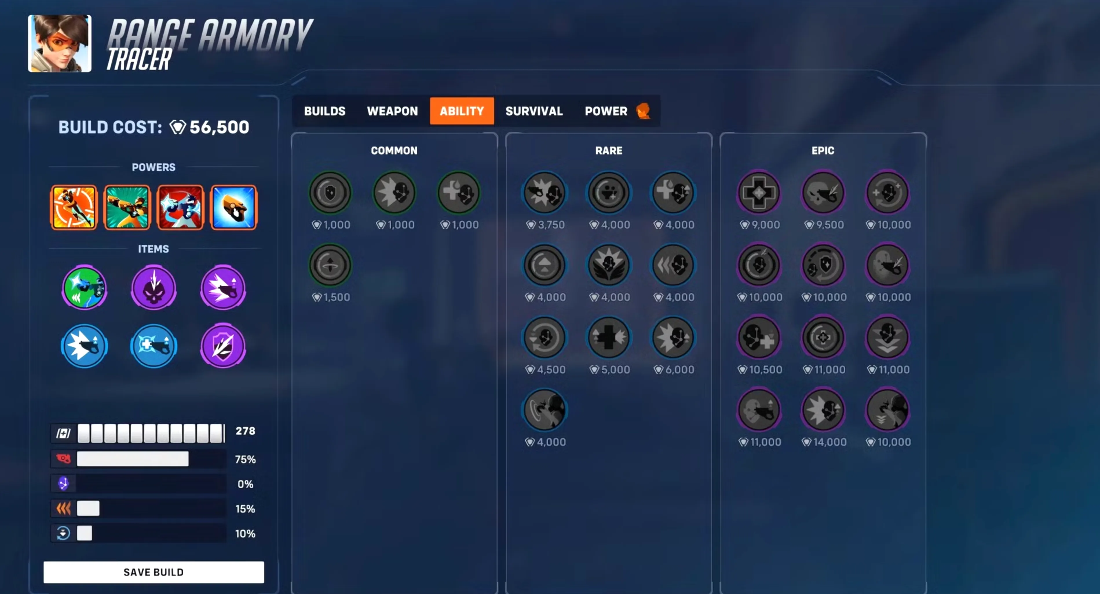 Best Pulse Pistols Tracer Build In Overwatch 2